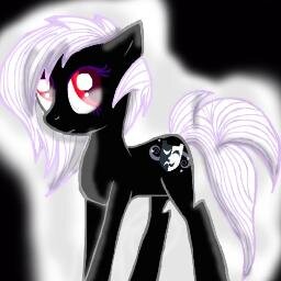 Hello there, I am Mystery, I love theater...as you can see on my cutie mark...ponies often think me creepy...thus I do not know why...