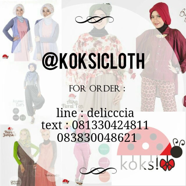 It's all about style and comfort!  23176DEA // ✉ 081330424811 // ig : @koksicloth // line : delicccia