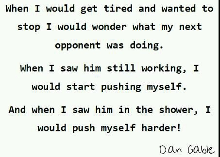 Trying to win it all.