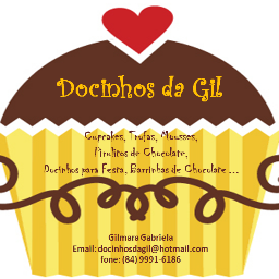 DocinhosdaGil's profile picture. Aqui você encontrara docinhos, trufas de vários sabores, mousses, bem casados, cupcakes, pirulitos de chocolate, barrinhas de chocolate ...