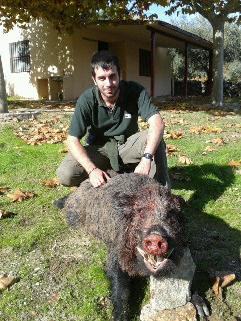 amante de la caza y los toros