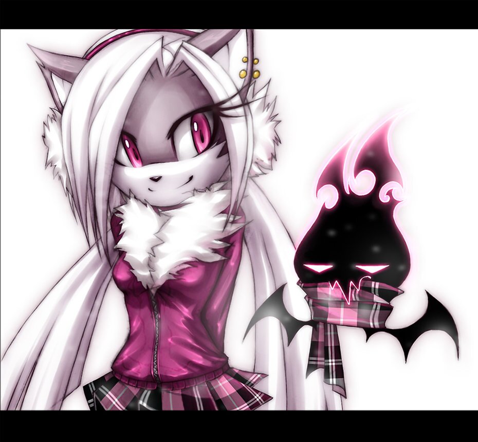 I am Viola...Viola the Vamphog at your service *bows* I am Queen of all vampires I spend my days in mobius trying to get away from the group of hunters