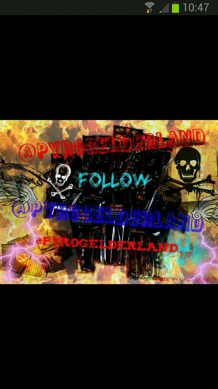 pyrogelderland's profile picture. ben een nederlands vuurwerk account-vuurwerk is mijn passie-ik doe verlotingen-leuke tweets en soms een fototje-heb je vragen stel ze-zin in oud en nieuw 2014