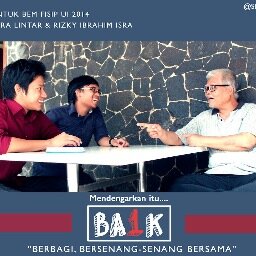 Berbagi, Bersenang-senang, Bersama #BA1K @baralintar & @rizkyibra | Narahubung: 085722040084 (Bara), 085714475917 (Iki)