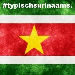 Officieel account • #typischsuri  • If yu lob Sranang na dja i moes de •Weetjes, feitjes, humor over het surinaamse leven•