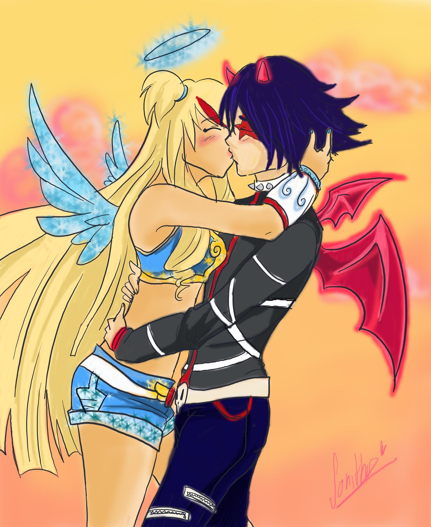 Official page of the series Angel's friends
