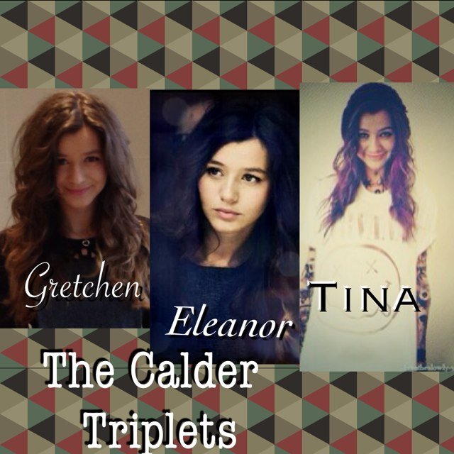 Gretchen is the bubbly, kind one. Eleanor is the Flirty one. Tina is the one that gives no fuck and is always in trouble. •Single•Strait•