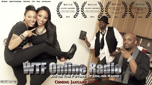 WTF Online Radio is a provocative new talk show discussing a myriad of topics from love & relationships to current events while interviewing colorful artists