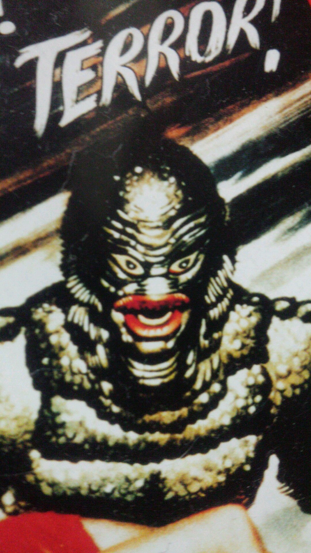Revenge of the Creature その正体は、　　なんと 半魚人ギルマンダァ～ッ!!  趣味は，格闘技観戦，スポーツ全般　音楽鑑賞，好きなartistは，The Stooges, MC5, Johnny Thunders,The Clash…etc.矢沢永吉さんのfun
