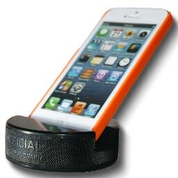 Get it up, keep it up with PuckUps! Official 6 oz. Hockey Pucks turned into indestructible Cell phone holders for use anywhere such as your Bar, Home or office.