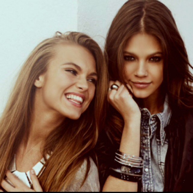 Just a blonde and a brunette working together to make your lives better