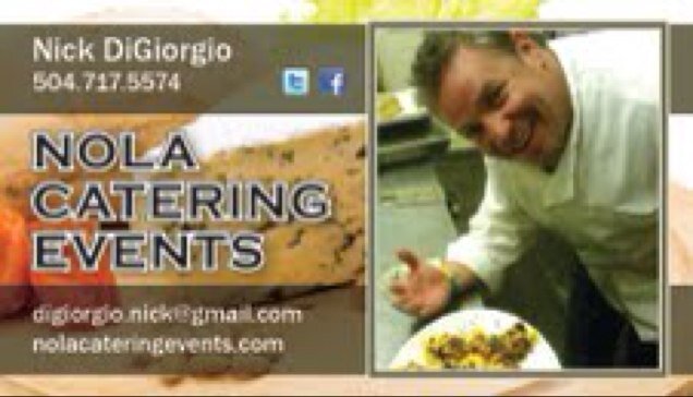 If it’s a seated dinner, wedding reception, convention group, or intimate gathering, try NOLA Catering Events. Crawfish Meister’s alter ego.