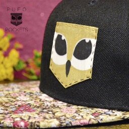 Custom handmade pocket hats. IG @pueopockets