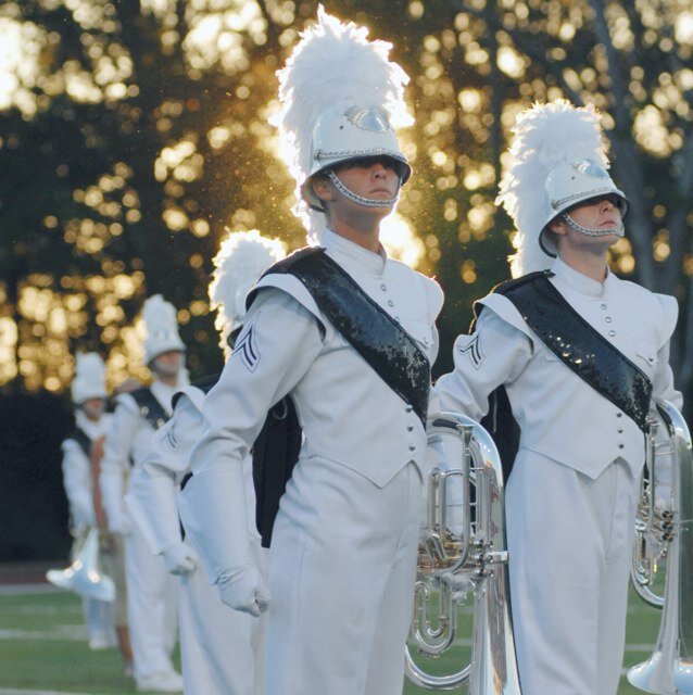 Clarinet, bass clarinet, drum major. Cadets, Crown, and Phantom fan. I have hugged shirtless cadets. Obsessed with all things DCI ya know