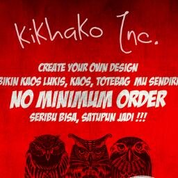 bikin kaos satuan mu disini.desain sendiri.mau lukis or sablon.bisa juga bikin totebag. cp  085640530091