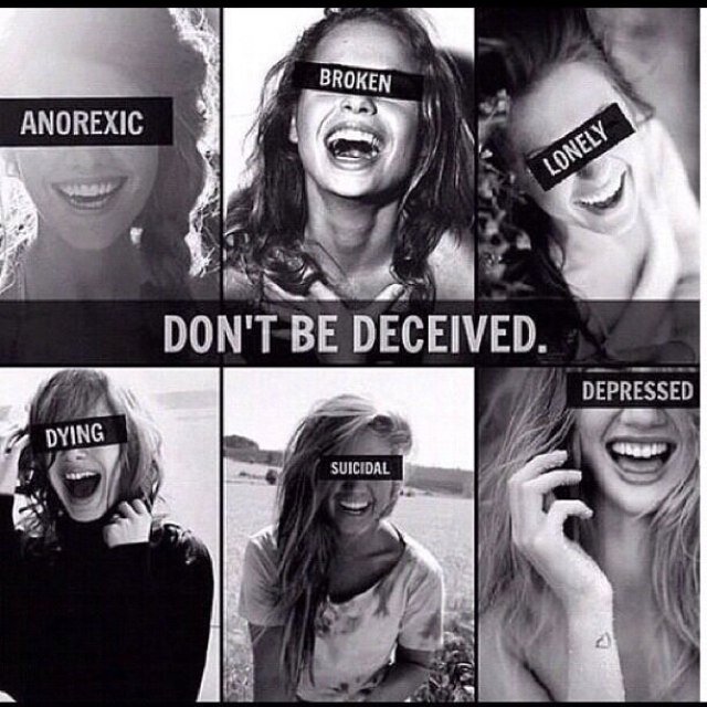 But I'm smiling, so I'm okay right? That's what they all seem to think.
Be prepared for 2,500+ depressing tweets..