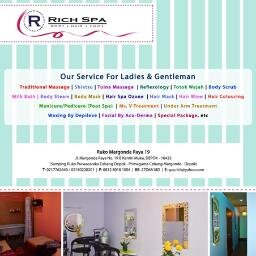 A Place for Body Massage, Beauty Treatment, Hair Spa Ozone, Scrub, etc.
For reservation, Kindly call 021 7762640, 081280181004. Enrich Your Spa Experience.