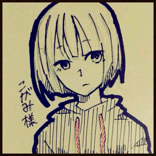お絵描きしている高校生です。アナログで描いてますが、上手い絵が描けないので、アドバイスしてくださる方、フォローお願いします！絵の評価とかもくださると嬉しいです。