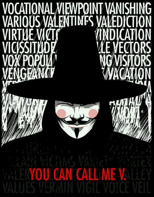 V for vendetta Ideas  are bulletproof!