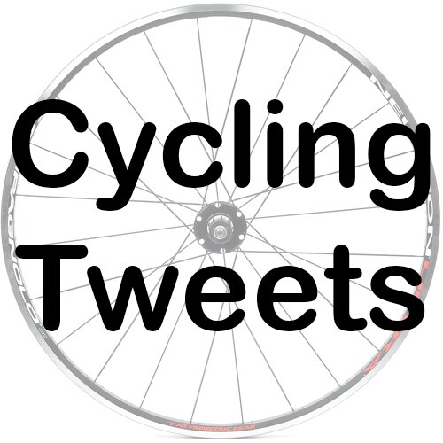 Retweets by well known cyclists, adventure cyclists, blogs and news sources