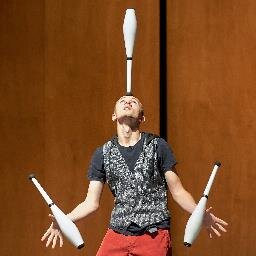 I like to juggle and drink coffee