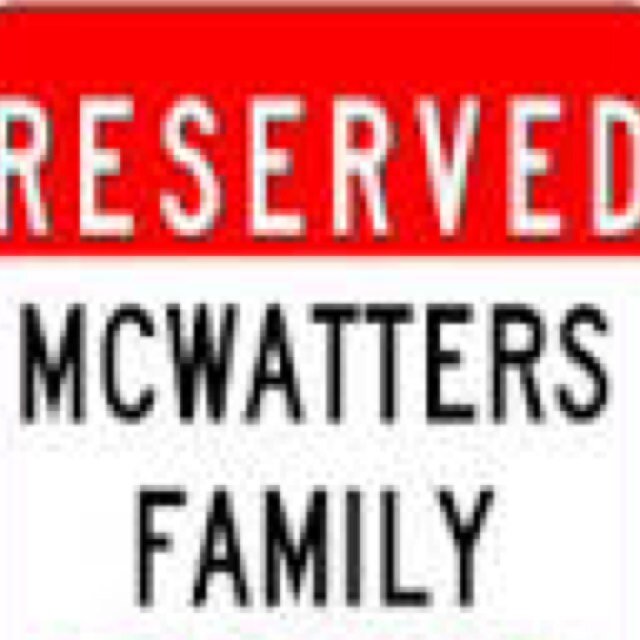 McWattersFamily's profile picture. Follow back if your last name is McWatters! We want to meet as much family as we can. :)