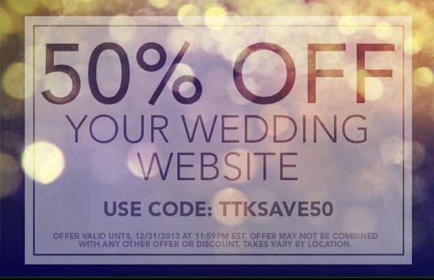 Create your perfect wedding website!