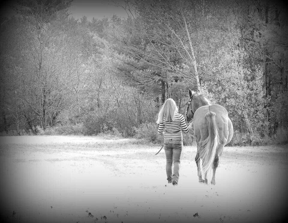 I love riding my horse and I love country music.
