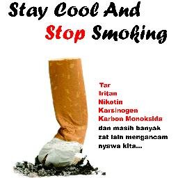 mari menghilangkan asap rokok dari area kampus, kampus tempat belajar bukan Bunuh Diri!