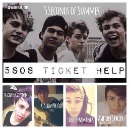 Helping fans sell/find 5SOS Tour Tickets. muke/4 + Band Account. Triangle Player of 5SOS