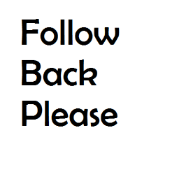 Akun ini seikhlasnya kalau mau follback, tapi sebaiknya difollback, karena kami follow memfollow, bolehlah di promote, THANKS FOR YOUR FOLLBACK