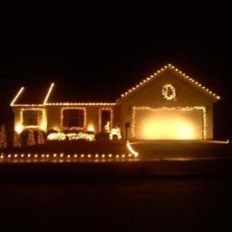 Charity light show benefiting the Elkhorn Area Fire Department