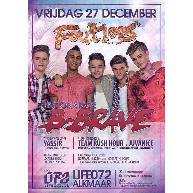 27 December heeft B-Brave bij ons opgetreden! Ook TeamRushHour, SubSonic & Yassir hebben een top optreden neergezet! Februari een nieuwe editie.. meer info soon