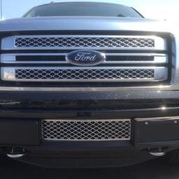 Manufacturer of high-flow intercooler protector grilles for 2009-2014 Ford F-150 Trucks, including 2011-2014 Ford F-150 EcoBoost Trucks.