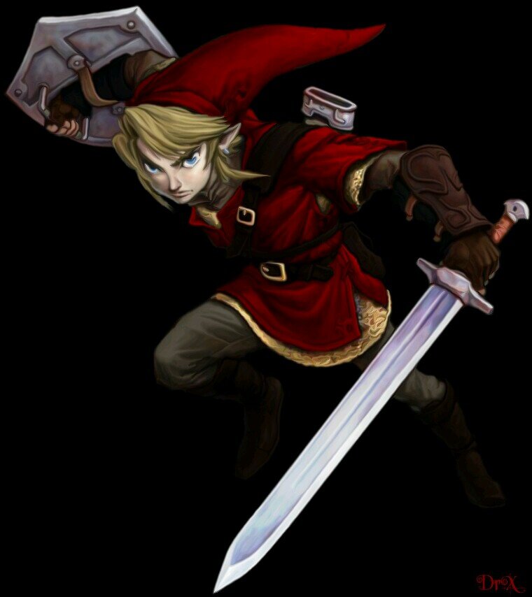 Hey im link! but in red i help my buds @The_Purple_Link @HyrulianElf and @BlueHylianHero! and crushing on @Dead_Samantha