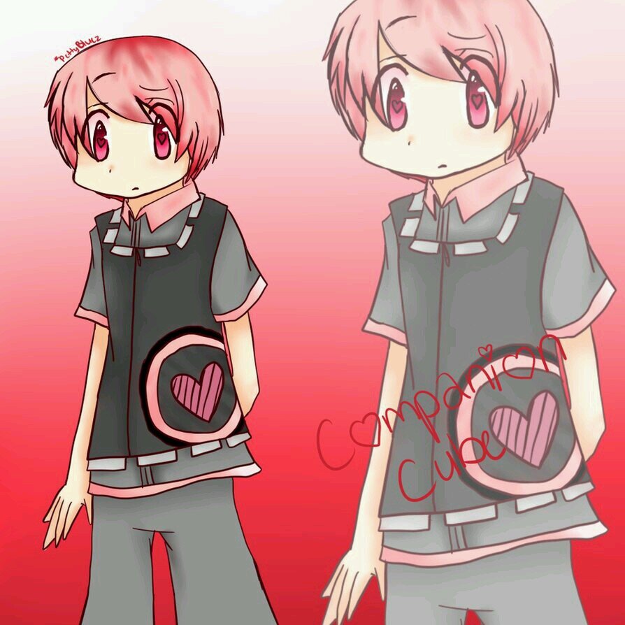 [Everyday companion cube] [Friendly/secretlyevil] #portalRP #gay #taken by my space @SPAAACE_