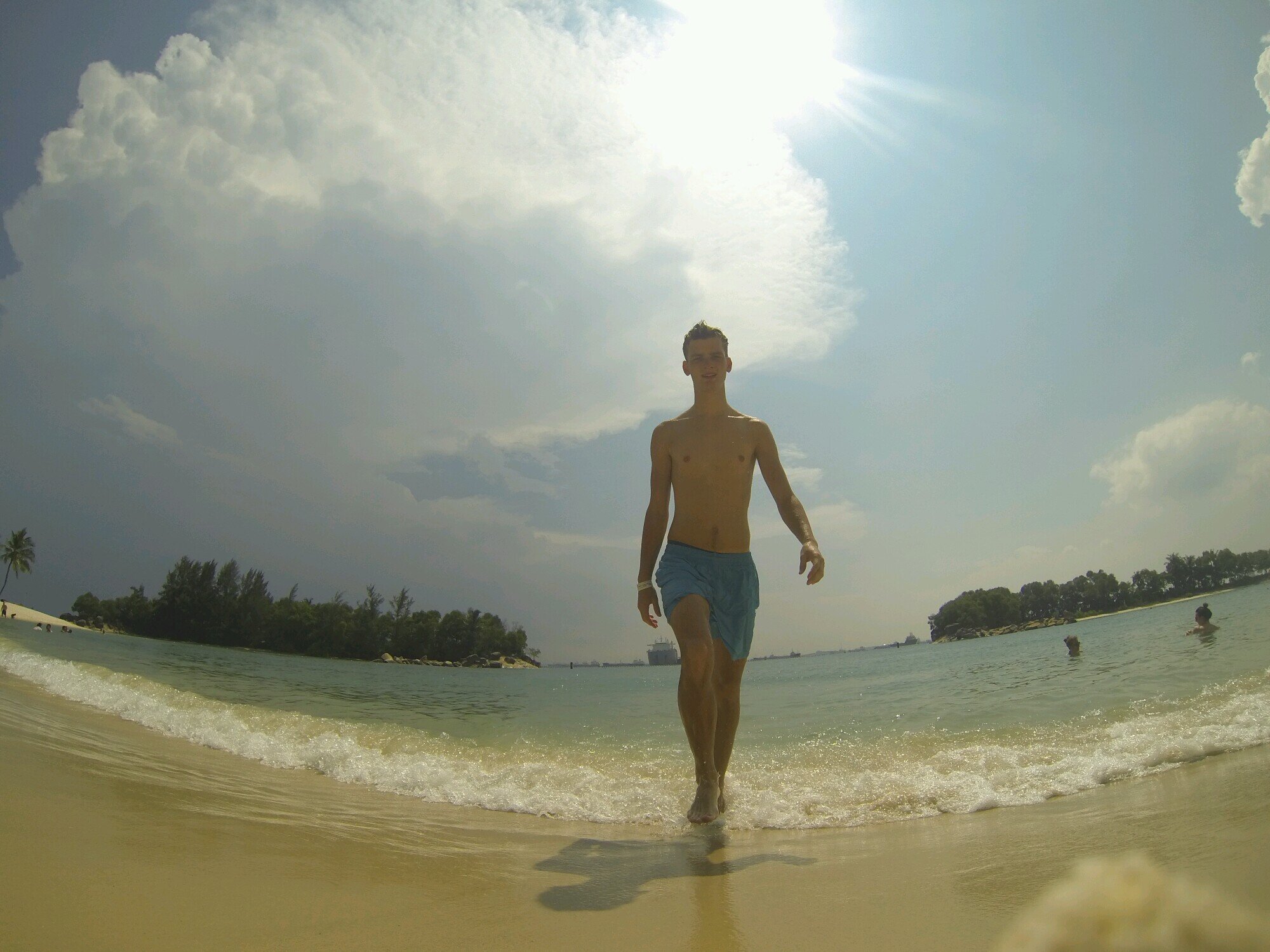 Volleybal, Wakeboarden, Powerkite!