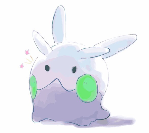 Just a happy go lucky, female Goomy! Come give me a hug, but I might slip out of your arms... You can try, though! #WildAndFriendly