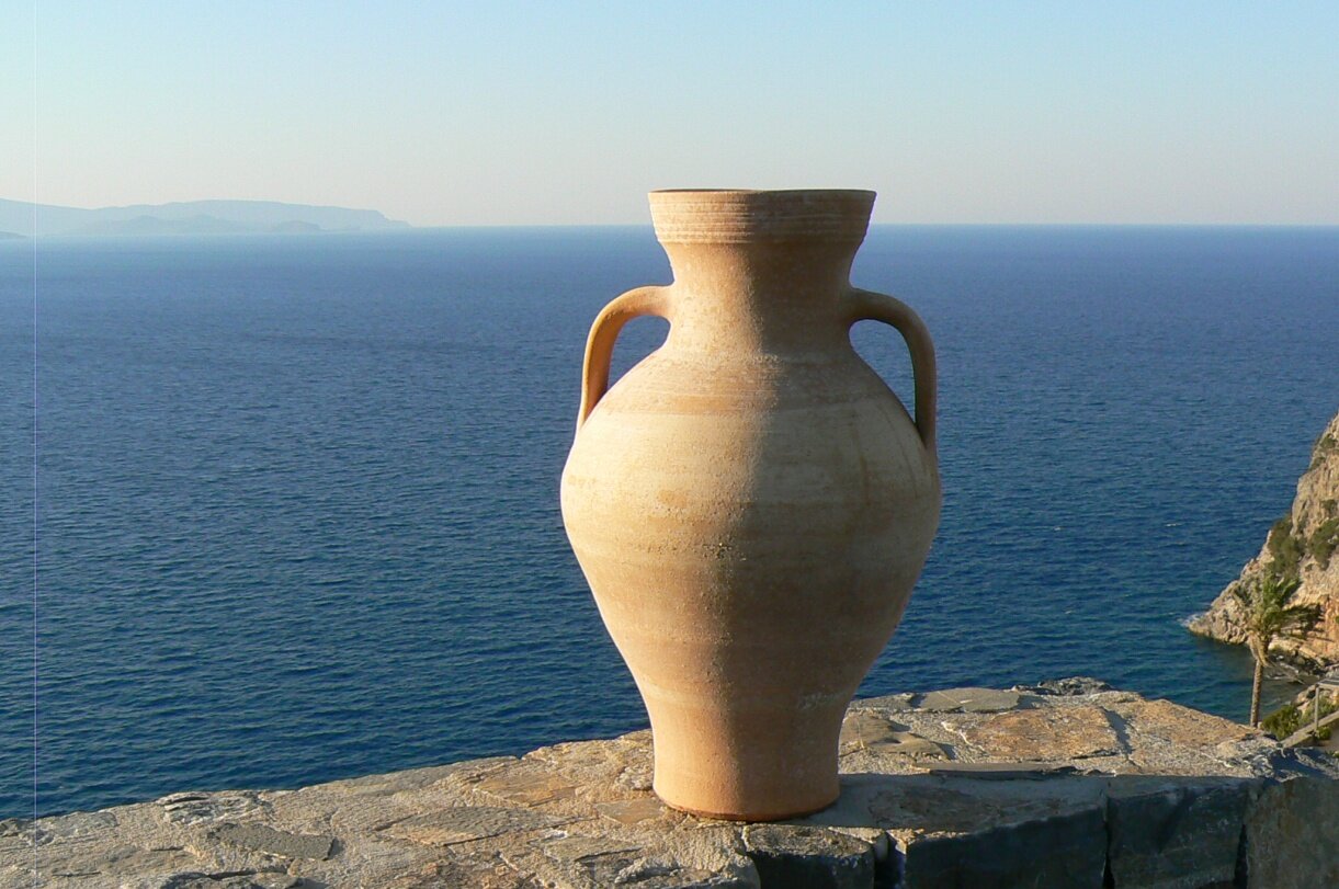 The Cretan Pottery Company brings these superior terracotta masterpieces directly from the workshop of our master potter in Crete. OPEN Daily 12pm - 6pm