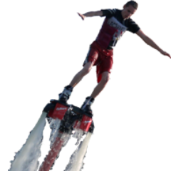 Flyboarden, een spectaculaire watersport. Vlieg als een super held en duik als een dolfijn!