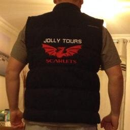Founder member of Jolly Tours, the first organised tour group to follow Llanelli RFC/Scarlets on ERC away fixtures.
A Jolly time guaranteed for all!