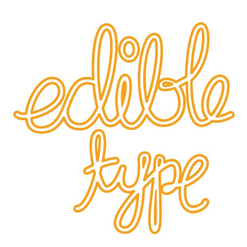 Whether you are a professional or home cook, a cookbook collector or just need a gift for a foodie friend, Edible Type will satisfy your cravings.
