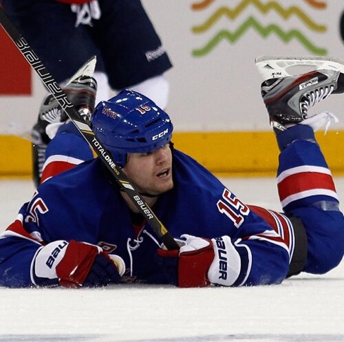 #15 of the #NYFR. Knocking down your team mates and knocking up your girlfriend. I like the penalty box. If you had half a brain you'd know this is a parody.