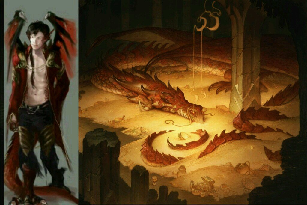 My armour is like tenfold shields, my teeth are swords, my claws spears, the shock of my tail is a thunderbolt, my wings a hurricane, and my breath death!