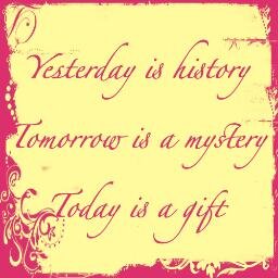 A free, small, but needed reminder for you busy souls that each day's a gift {free follow from @uncaughtgirl}