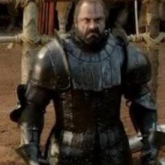 (The Mountain That Rides) Westeros' most viscious killer, hater of all, biggest of all, baddest of all. Loves finger painting....