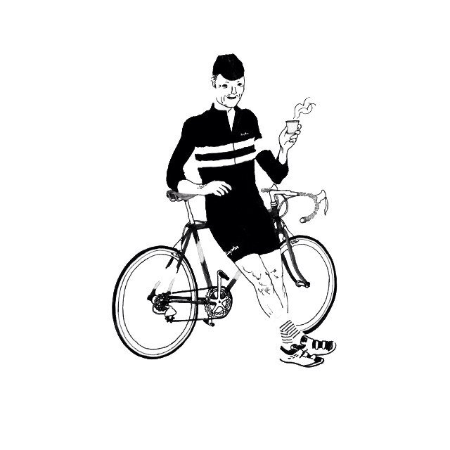 ciclismo y cafe no pido mas