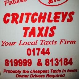 Taxis from £1.20. Family owned firm for 20 years.
