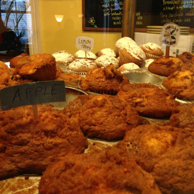 Small World Coffee, made from scratch comfort food. M-Th. 8-3; kitchen until 2:30. Fri-Sun 8-3, kitchen too!