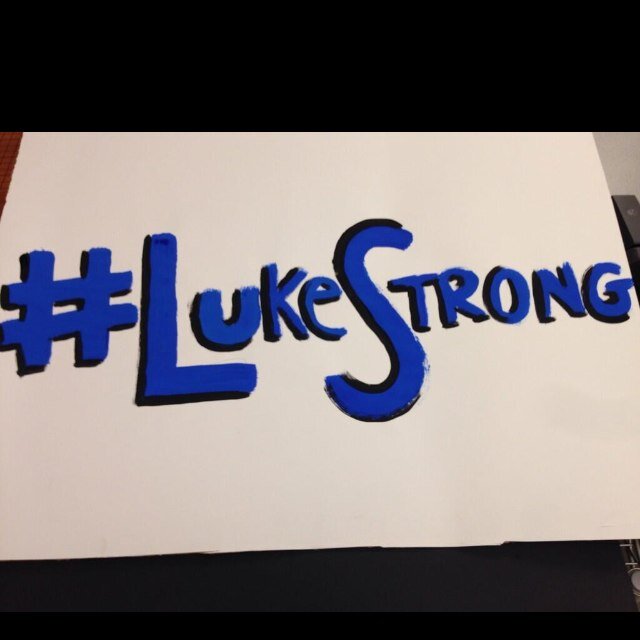 #lukestrong I'm gonna make cancer my bitch.-Luke Blanock